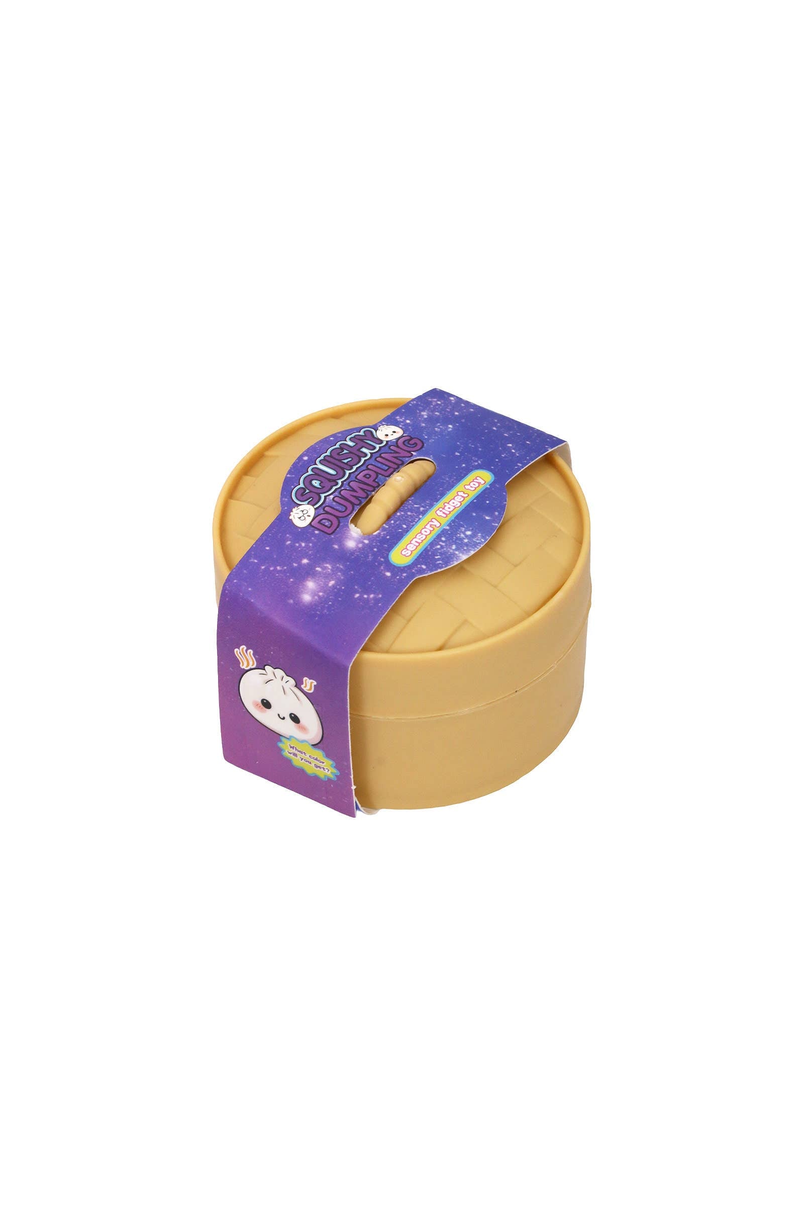 Mini Dumpling Glitter Water Bead Filled Squishy - 2 Inch