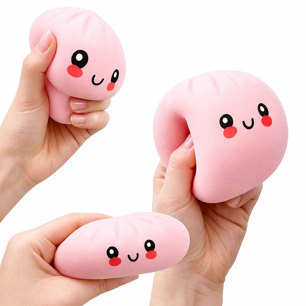12PCS - Rainbow Squishy Mystery Dumpling Stress Relief Squeeze Toy