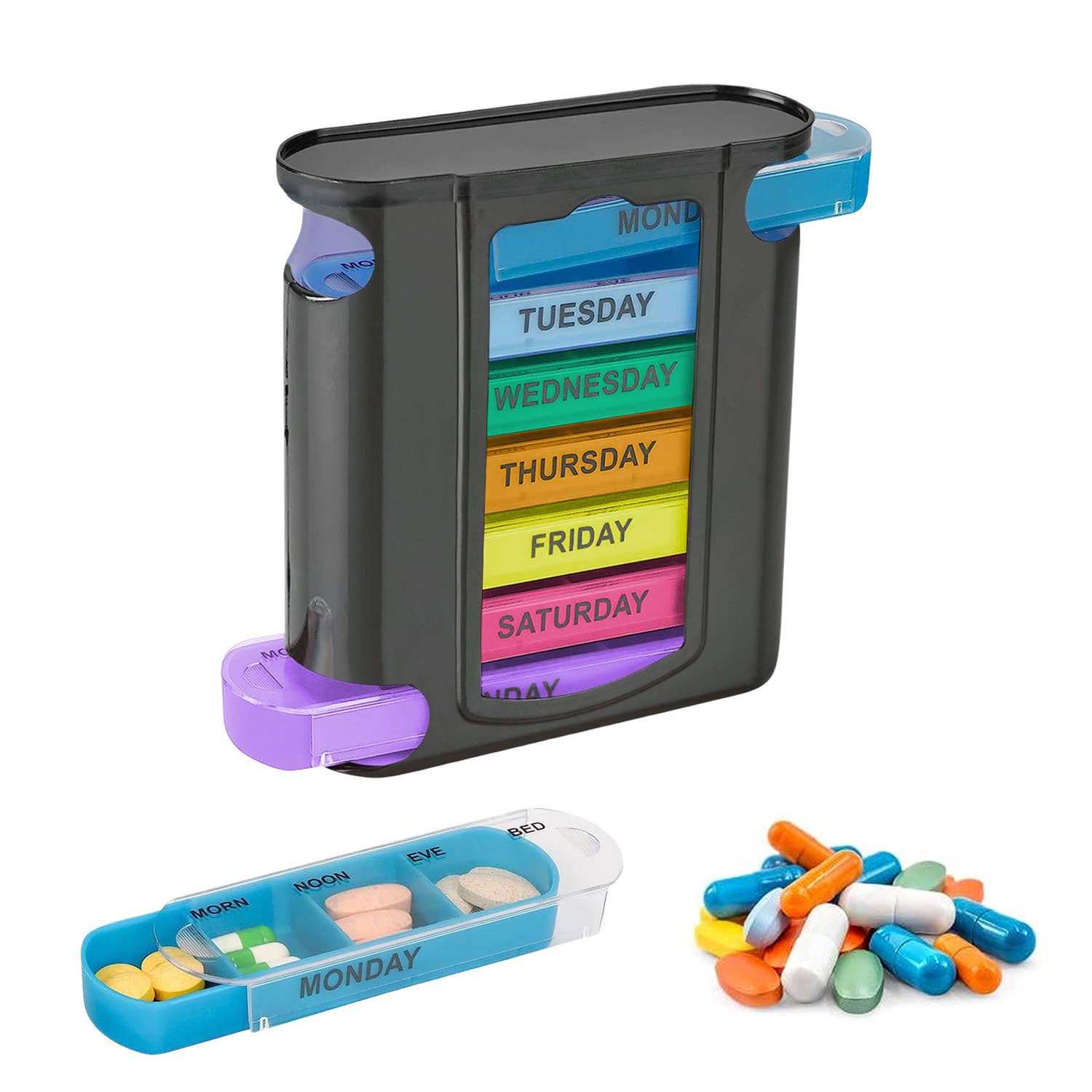 Stackable Vitamin Pill Organizer