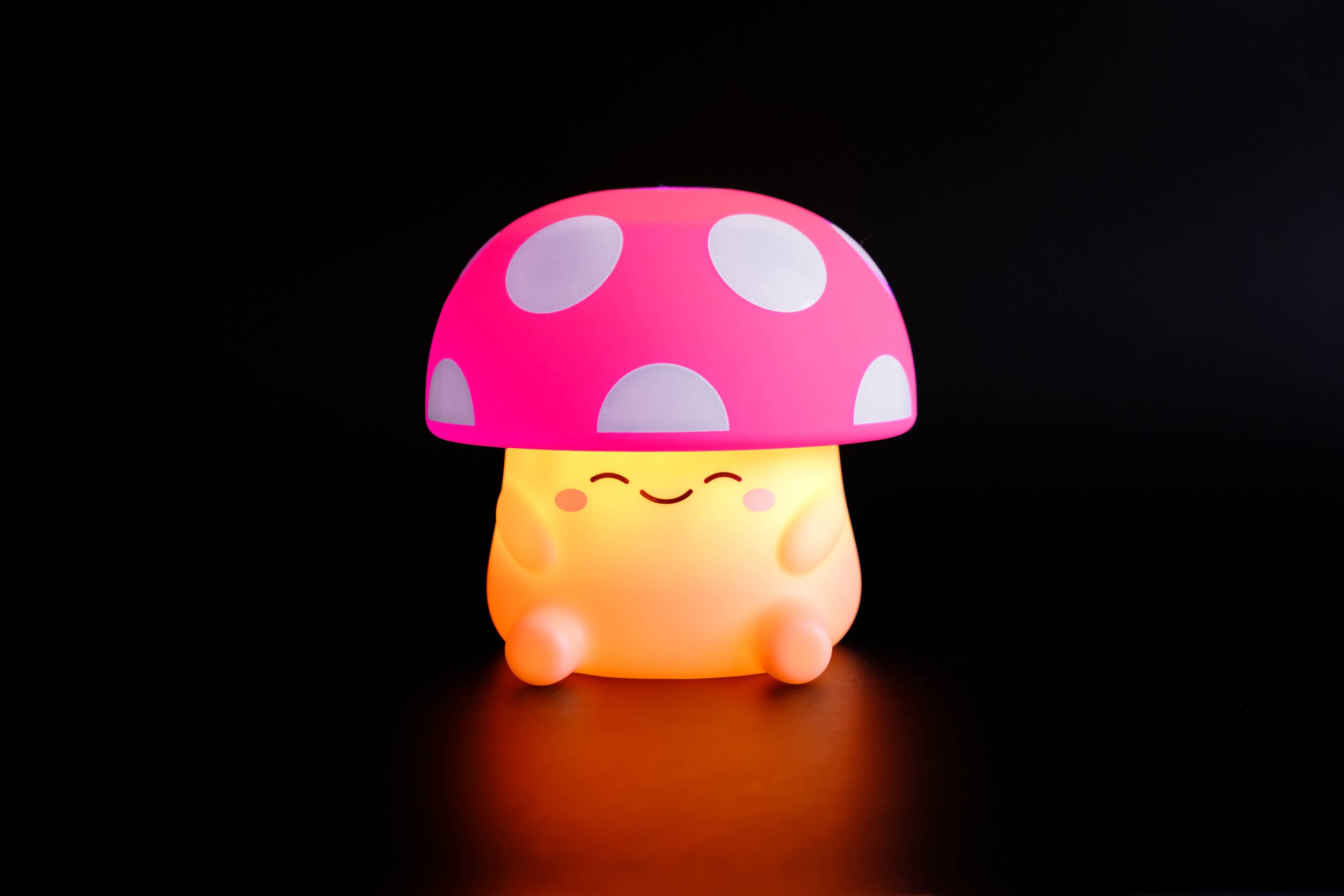 Mushi Ambient Mushroom Night Light - Squishy Silicone USB-C