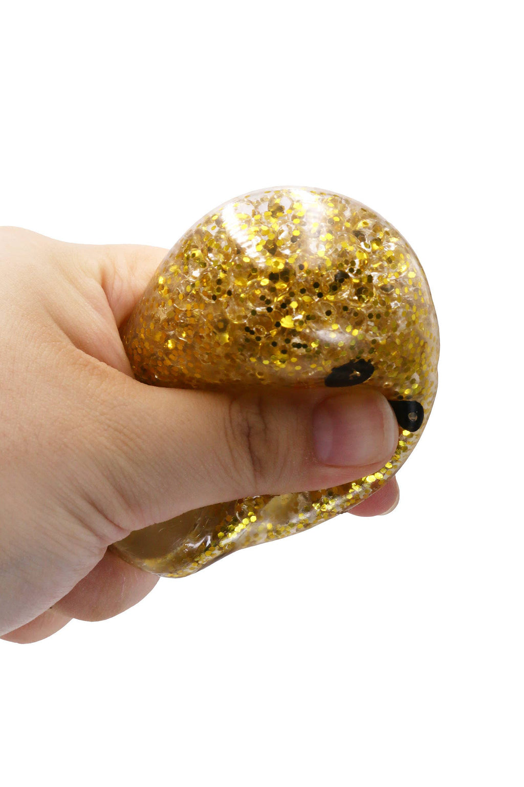 Mini Dumpling Glitter Water Bead Filled Squishy - 2 Inch