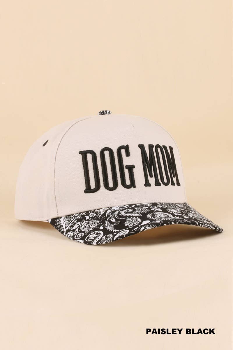 Dog Mom Two Tone Snapback Hat