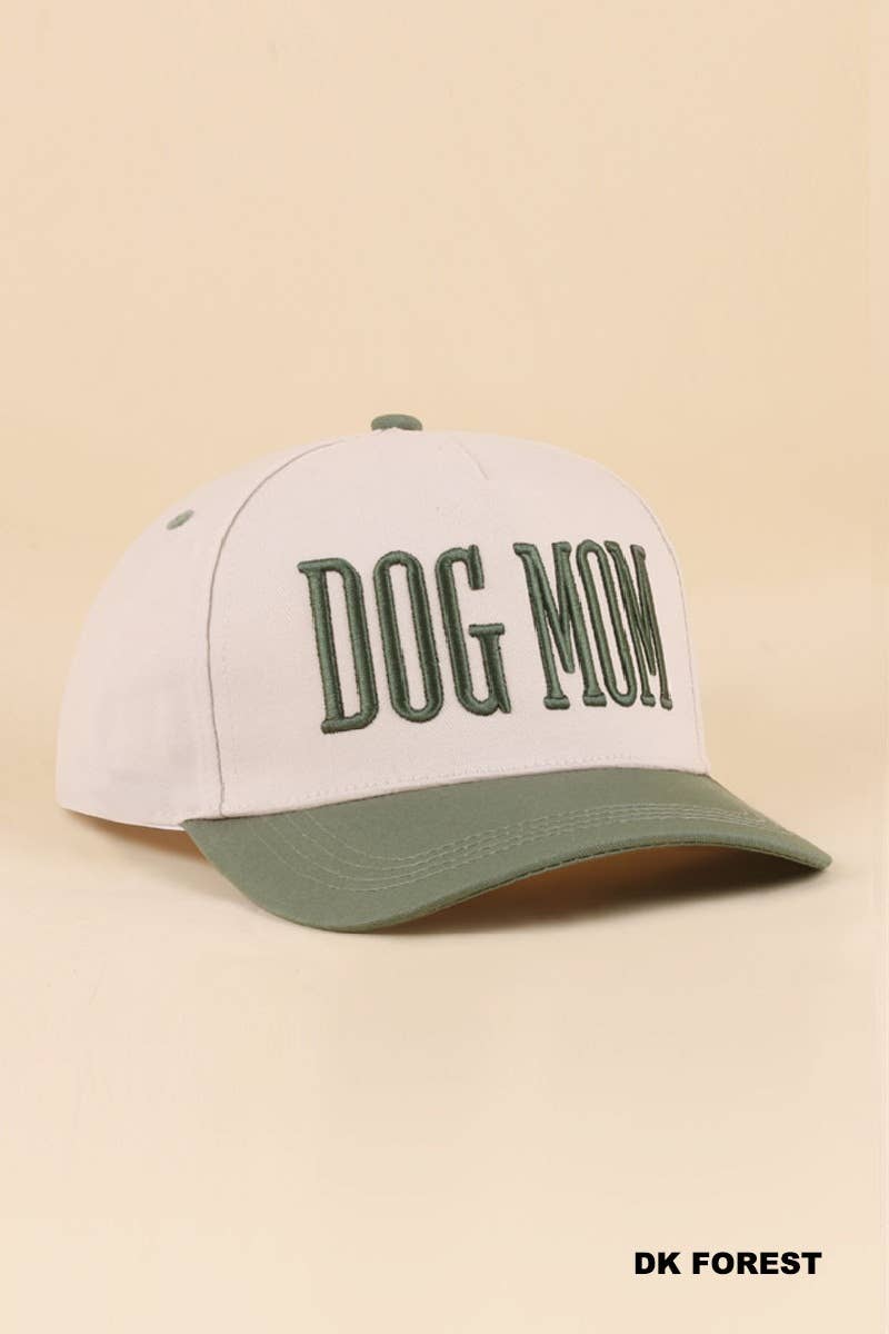 Dog Mom Two Tone Snapback Hat