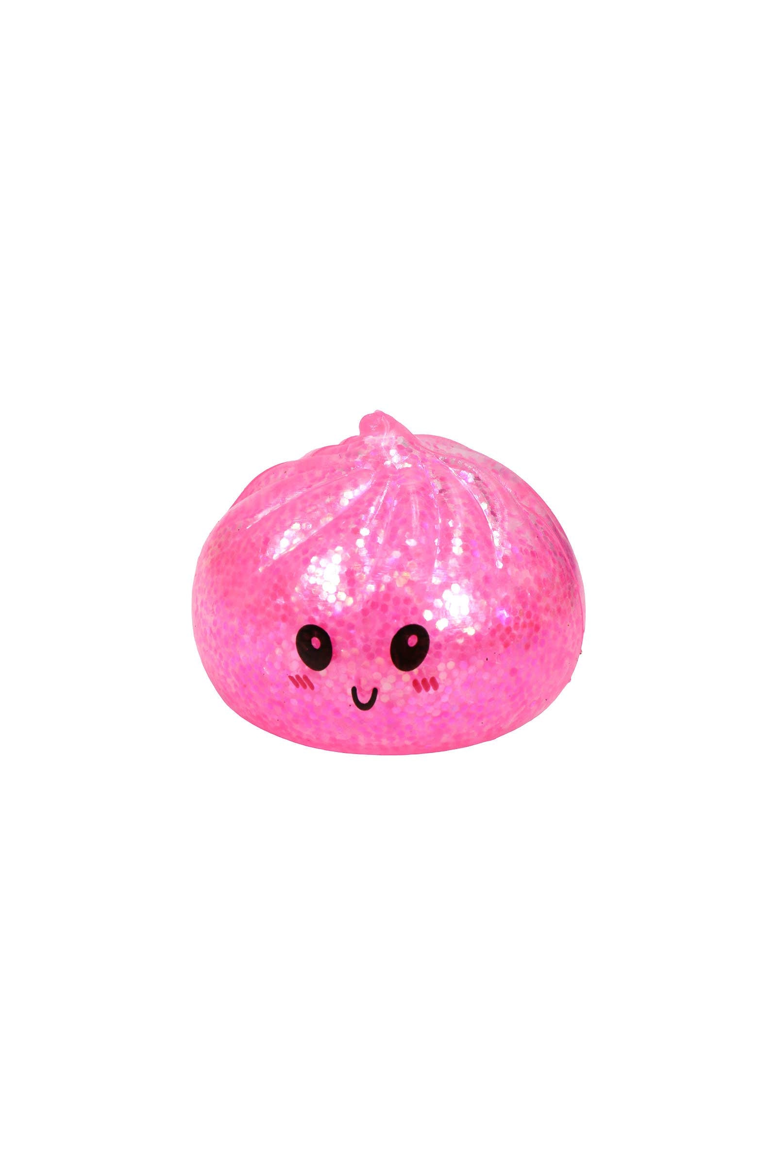 Mini Dumpling Glitter Water Bead Filled Squishy - 2 Inch