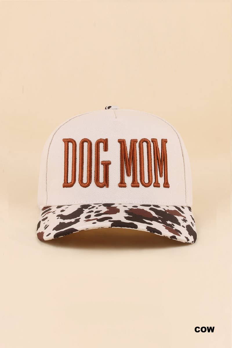 Dog Mom Two Tone Snapback Hat