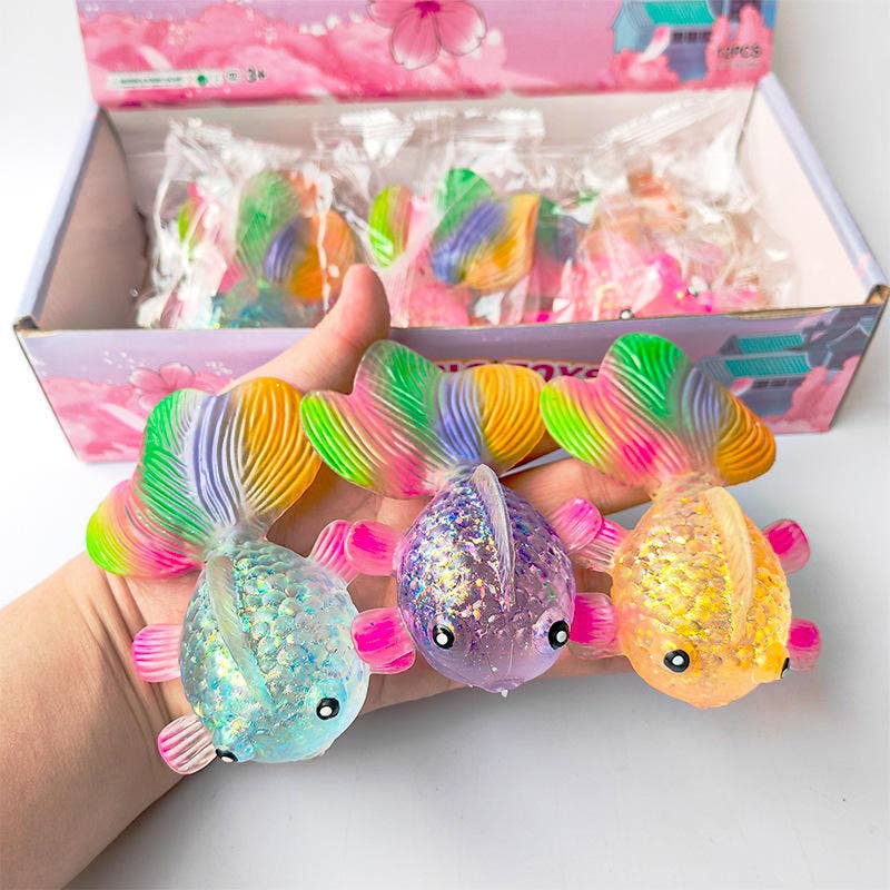 Fish Soft Squeeze Fidget Stress Relief Kids Toy