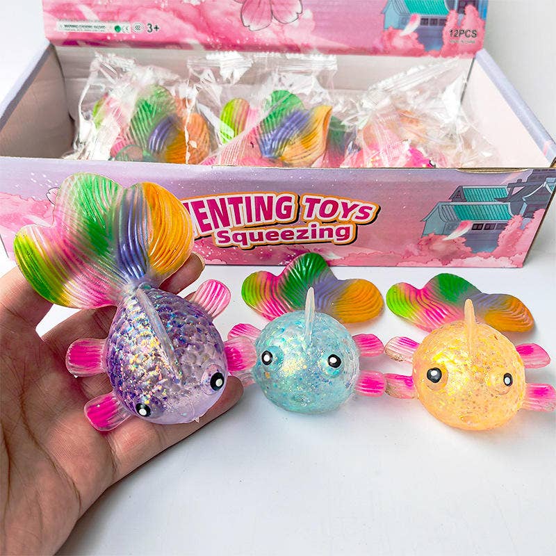 Fish Soft Squeeze Fidget Stress Relief Kids Toy