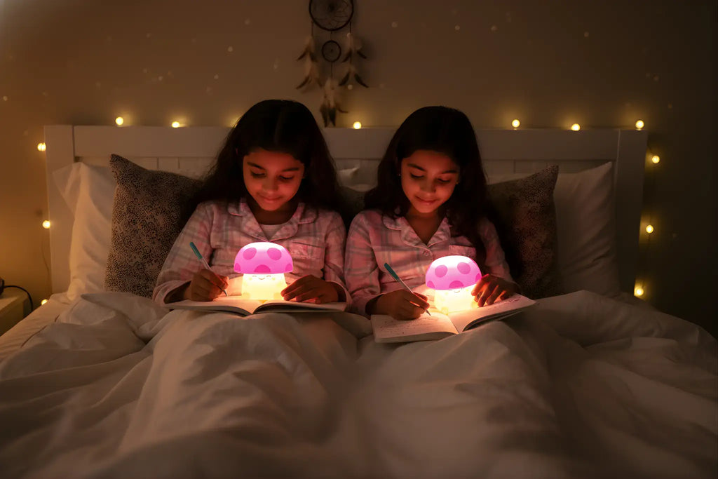 Mushi Ambient Mushroom Night Light - Squishy Silicone USB-C