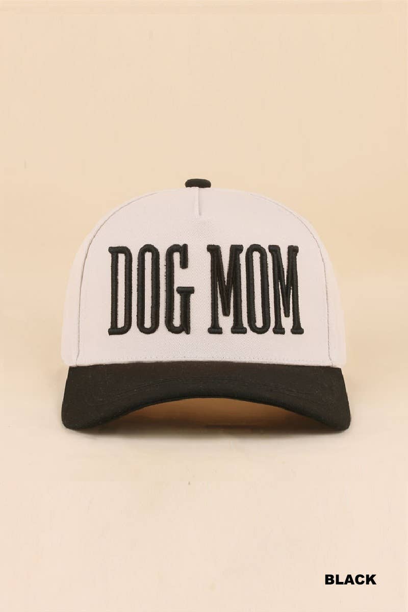 Dog Mom Two Tone Snapback Hat