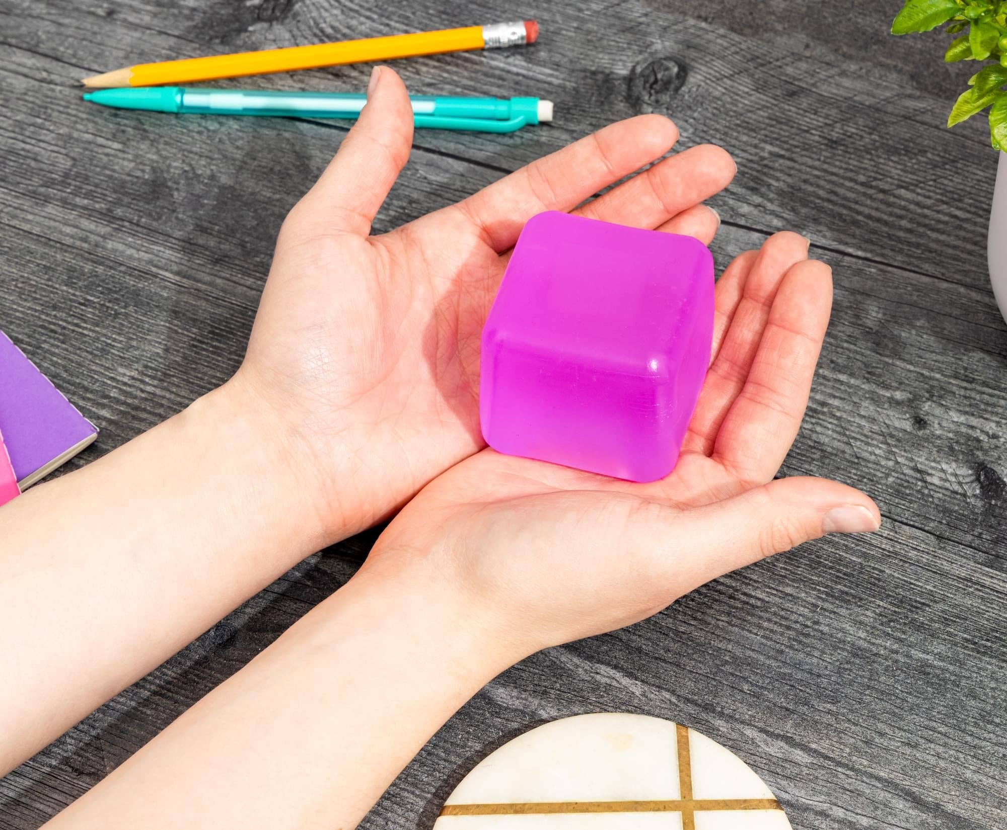 Stress Reliever Cube| Purple