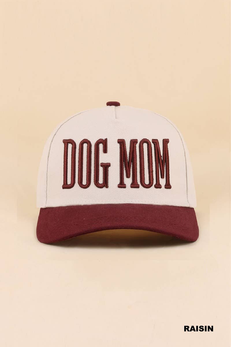 Dog Mom Two Tone Snapback Hat