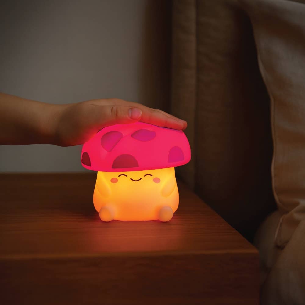 Mushi Ambient Mushroom Night Light - Squishy Silicone USB-C