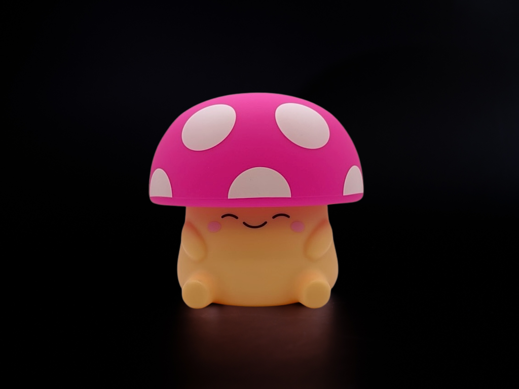 Mushi Ambient Mushroom Night Light - Squishy Silicone USB-C