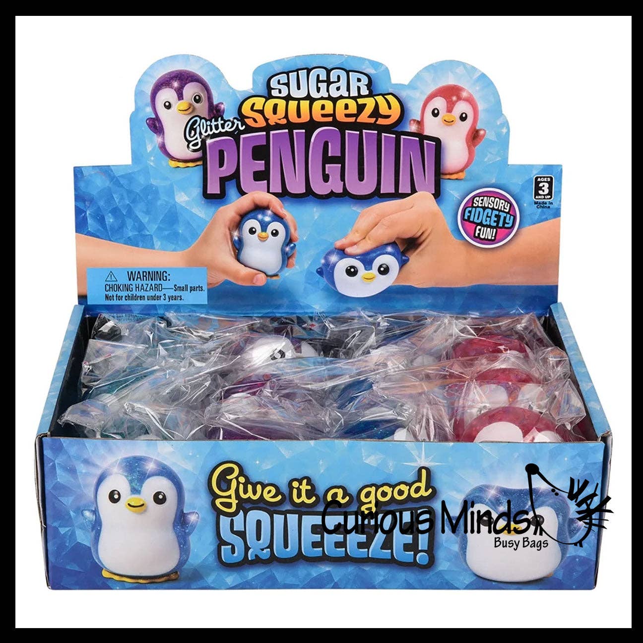 1 Penguin Shaped Thick Glue/Gel Syrup Molasses Stretch Ball