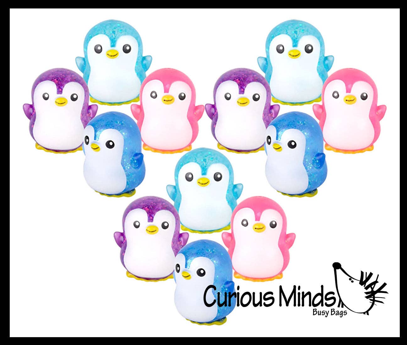 1 Penguin Shaped Thick Glue/Gel Syrup Molasses Stretch Ball