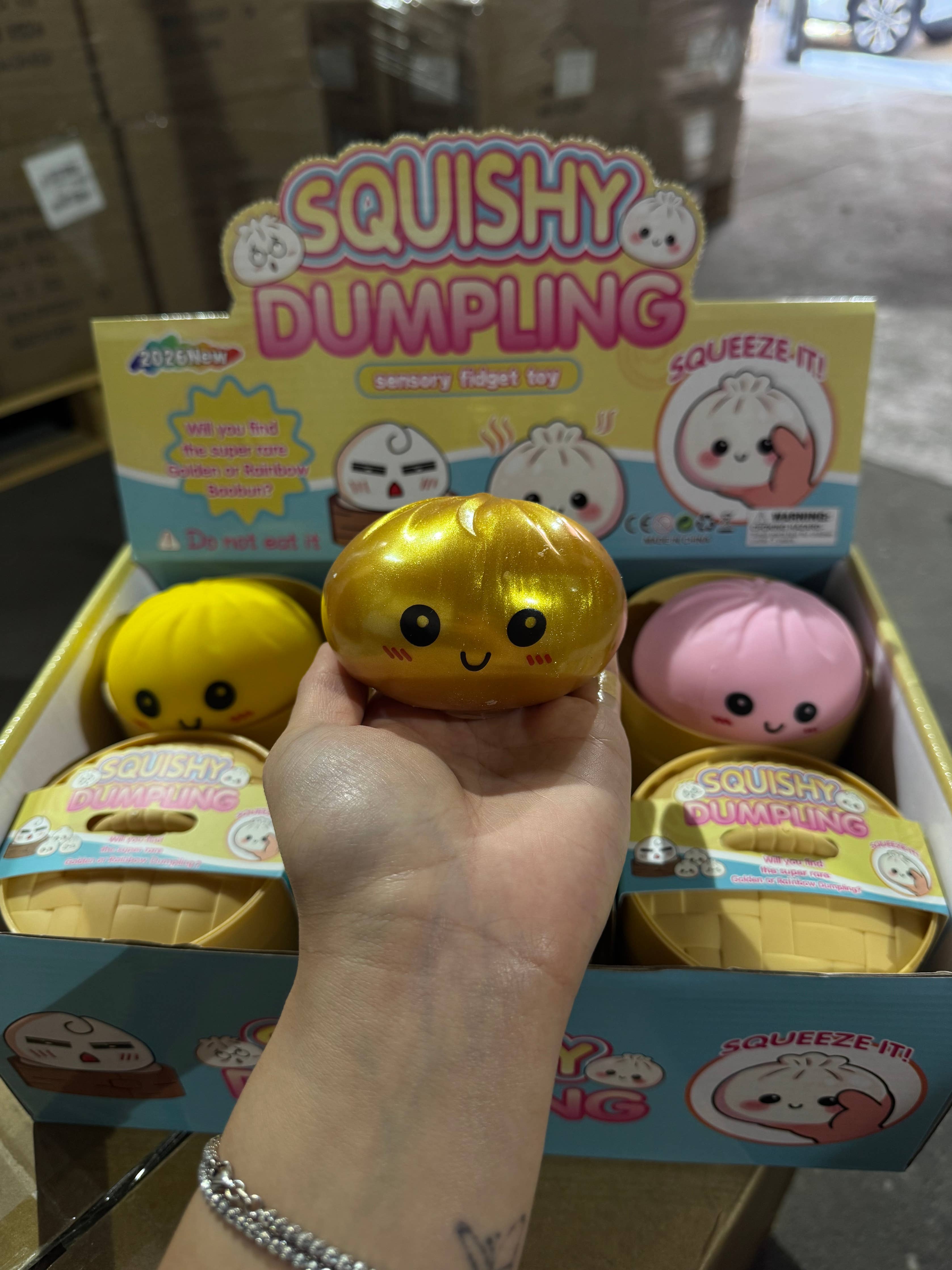 Colorful Solid Dumpling Squishy Toy | Trending | HOT | A063