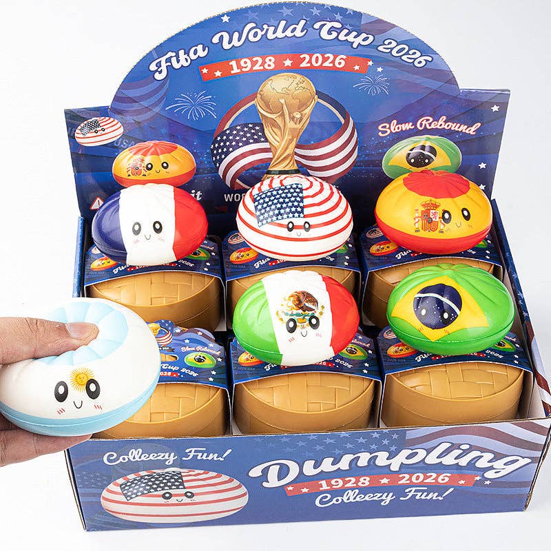 Dumpling Squishy Sensory Fidget Toys 12-Pack