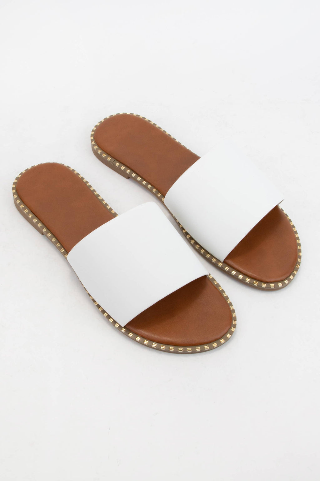 MICAH-1 METAL TIP EMBELLISHED OUTSOLE SLIDE SANDAL