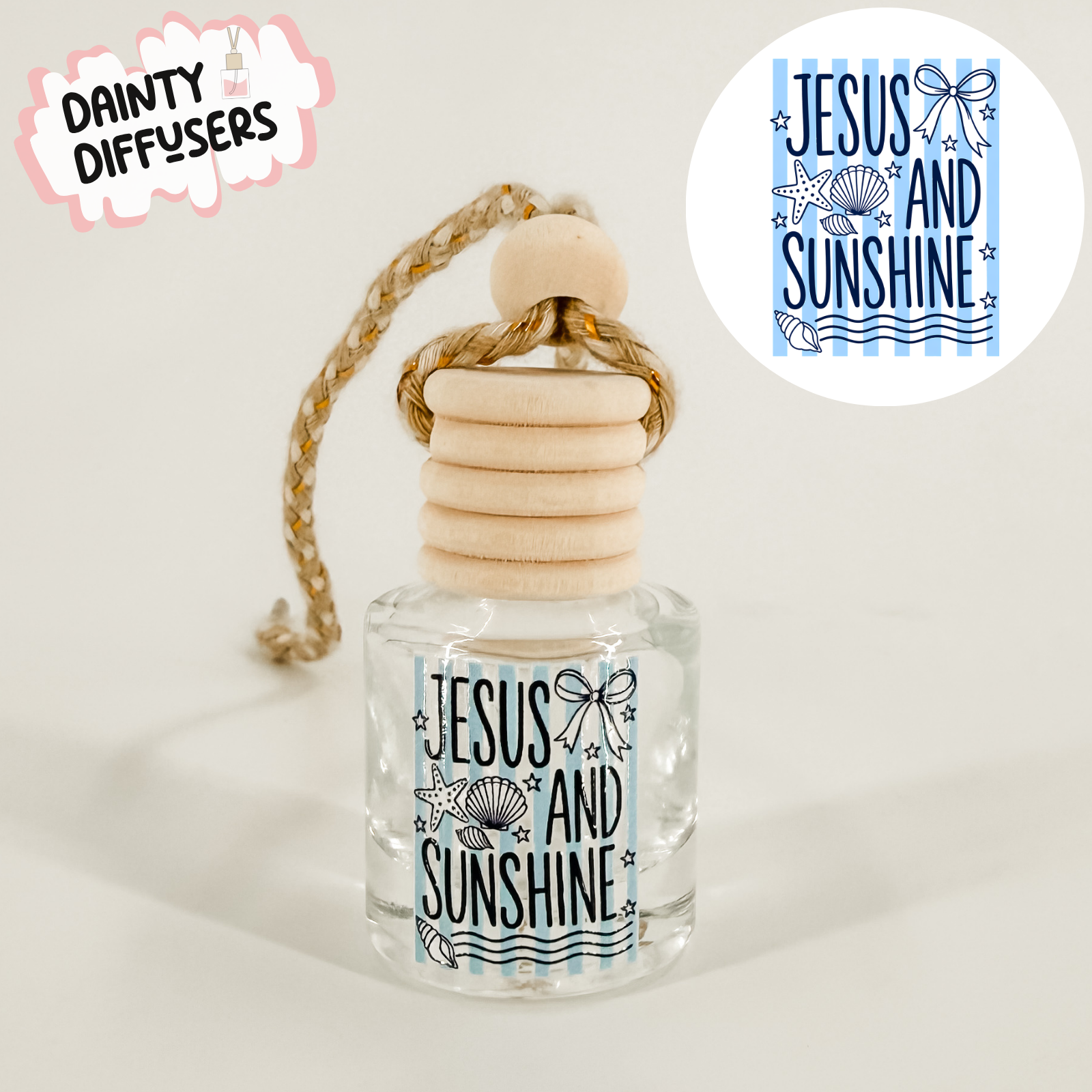 Jesus And Sunshine Car Diffuser