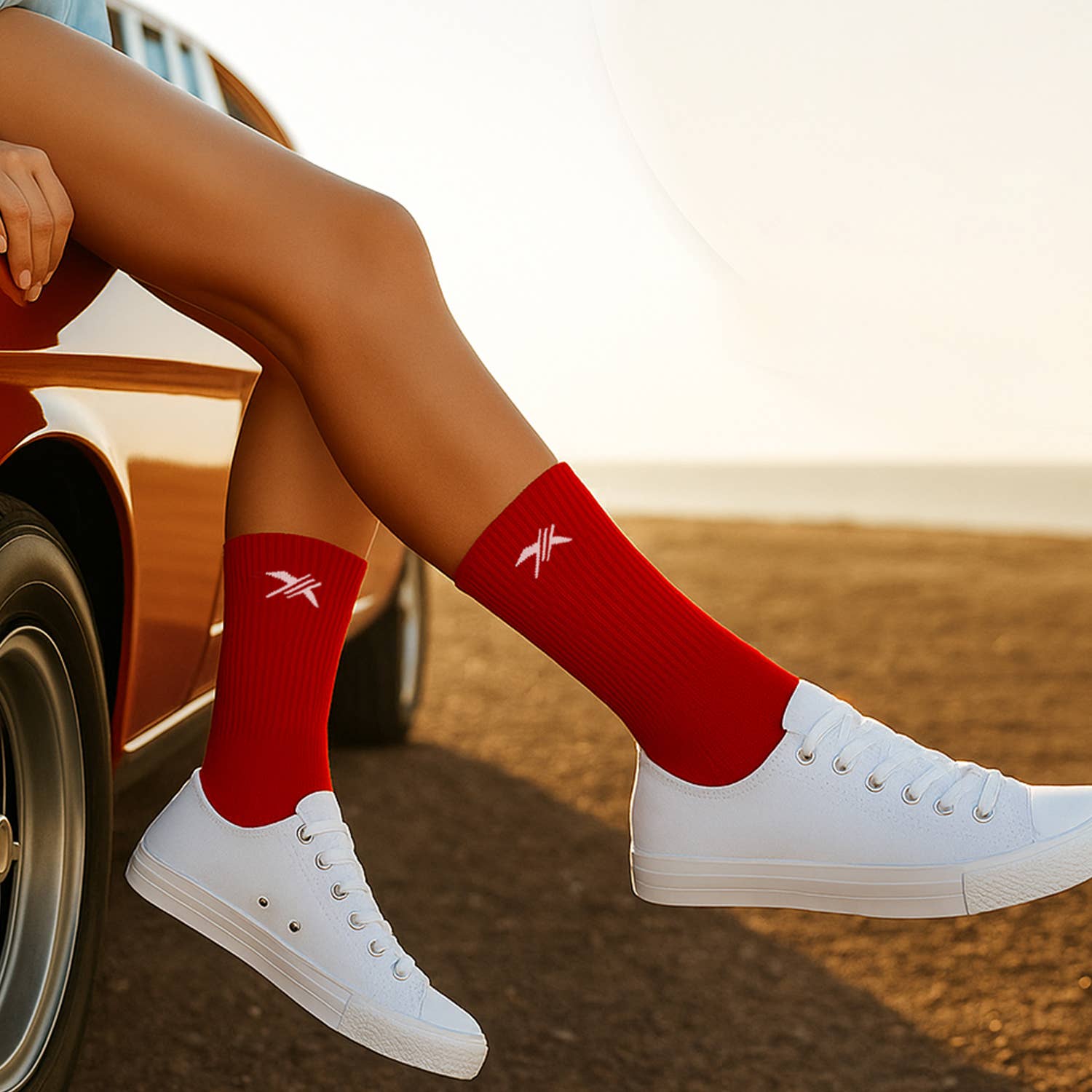 6-Pairs: DRI-TECH EVERYDAY WEAR CREW LENGTH SOCKS - BRIGHT