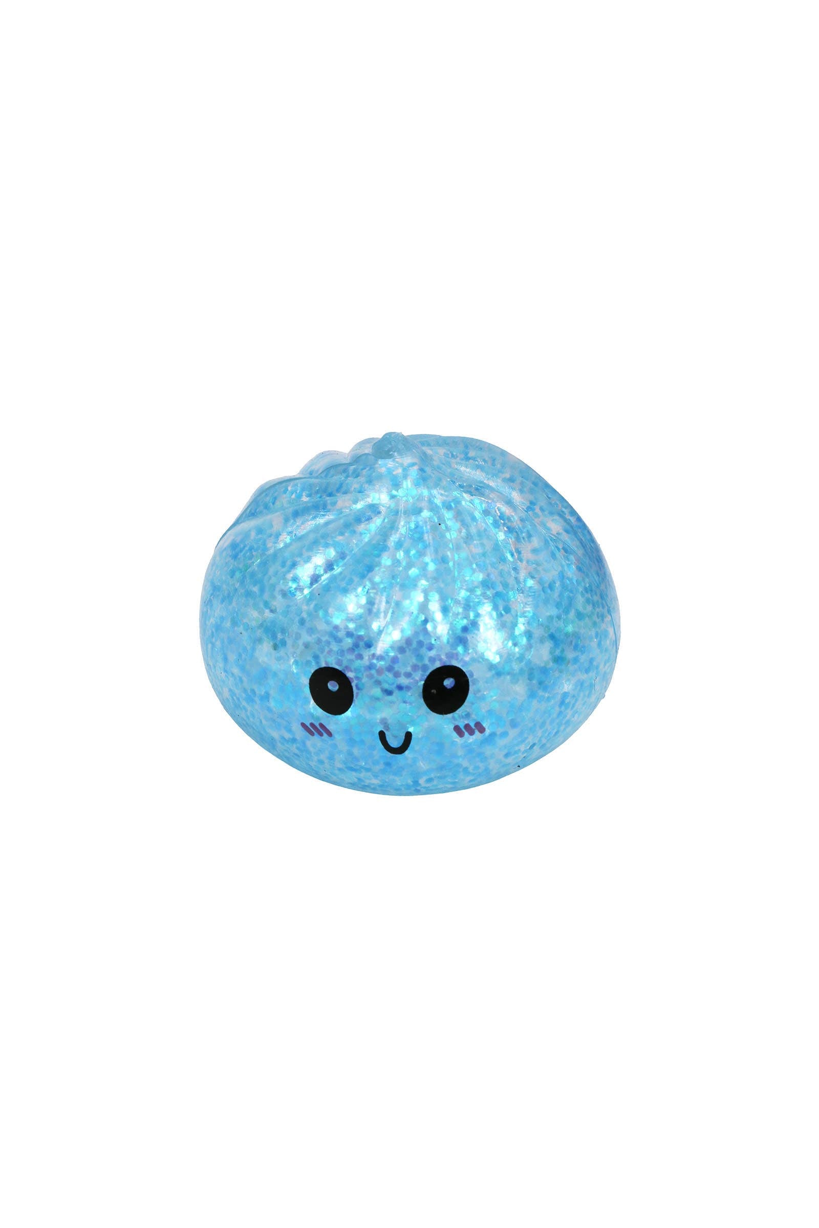 Mini Dumpling Glitter Water Bead Filled Squishy - 2 Inch
