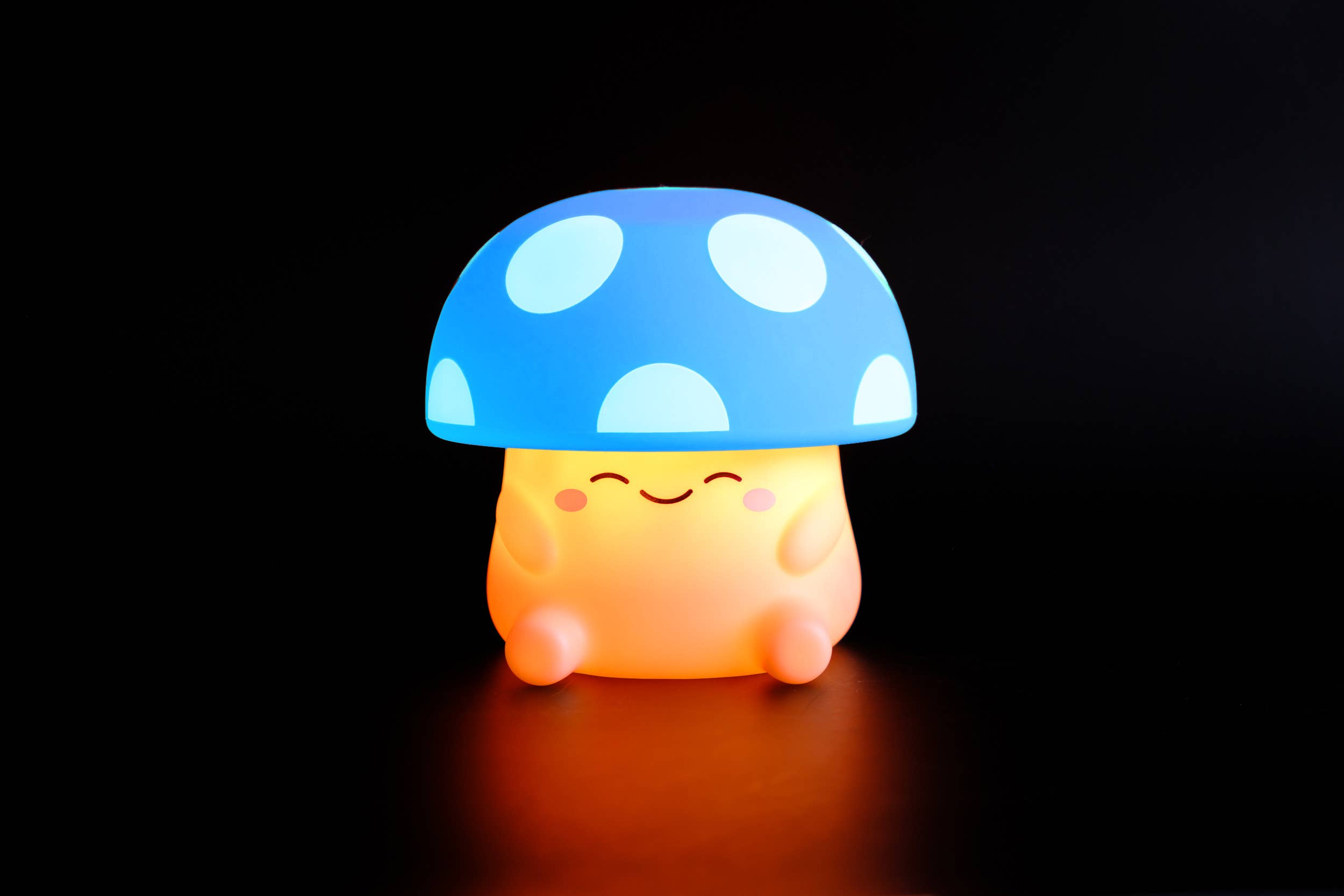 Mushi Ambient Mushroom Night Light - Squishy Silicone USB-C