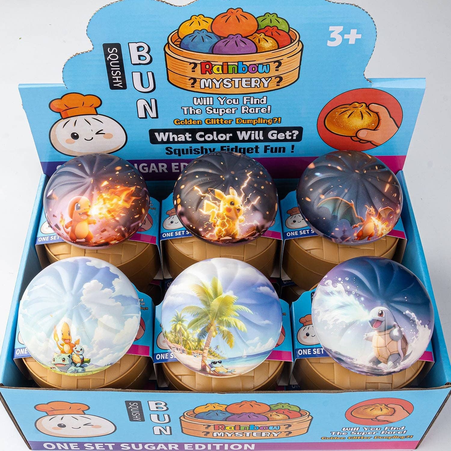 Dumpling Squishy Sensory Fidget Toys 12-Pack