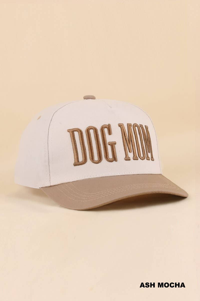 Dog Mom Two Tone Snapback Hat