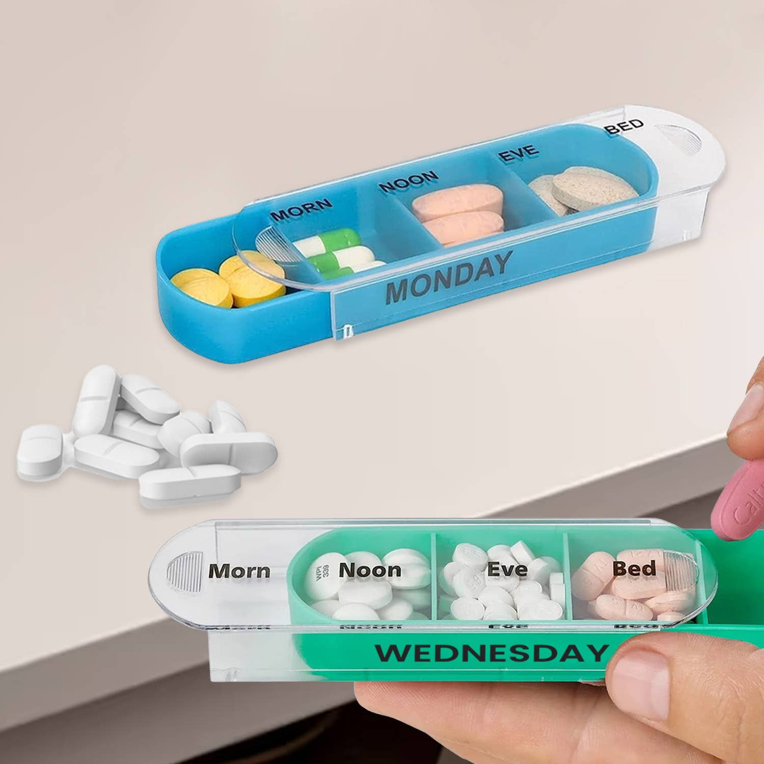 Stackable Vitamin Pill Organizer