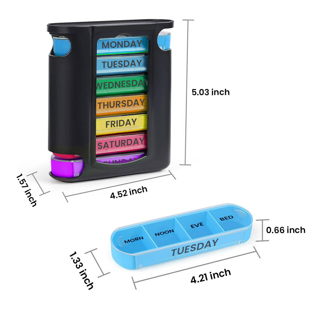 Stackable Vitamin Pill Organizer