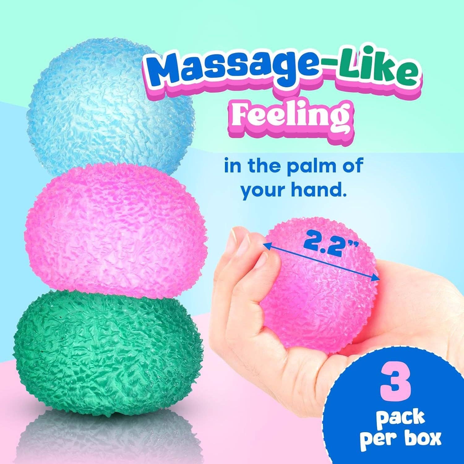 Stress Relief Texture Squeeze Ball, Slow Rebound Squishy Toy For Adults, Decompression Fidget Toy