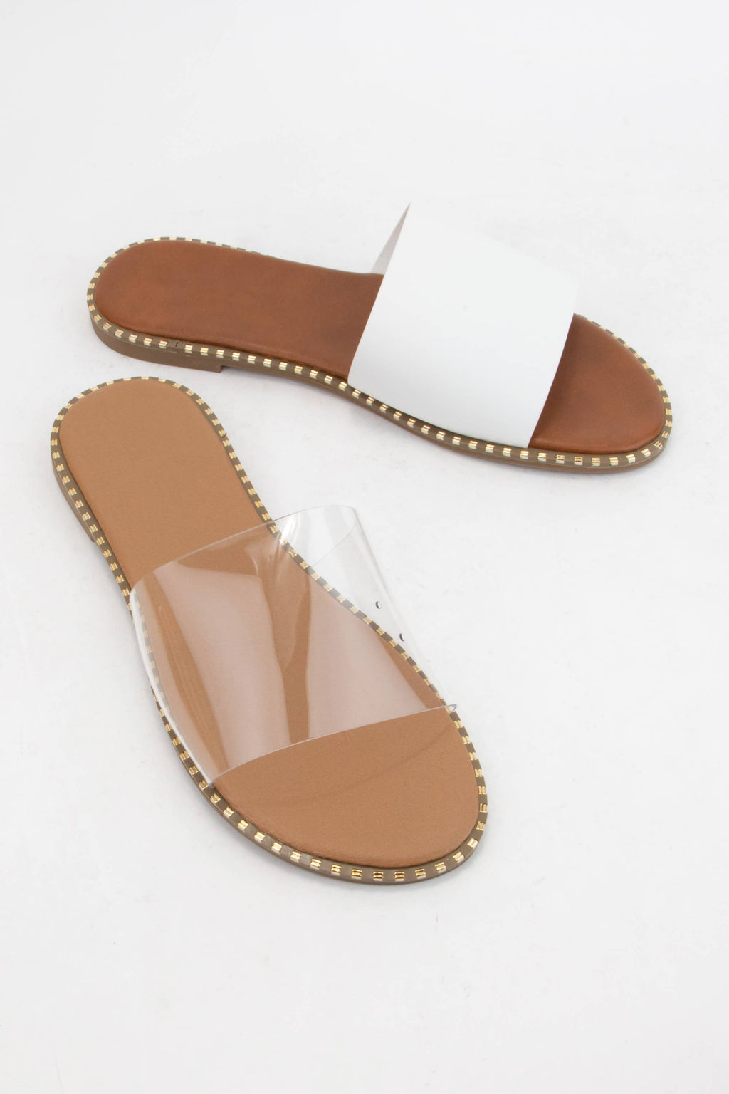 MICAH-1 METAL TIP EMBELLISHED OUTSOLE SLIDE SANDAL