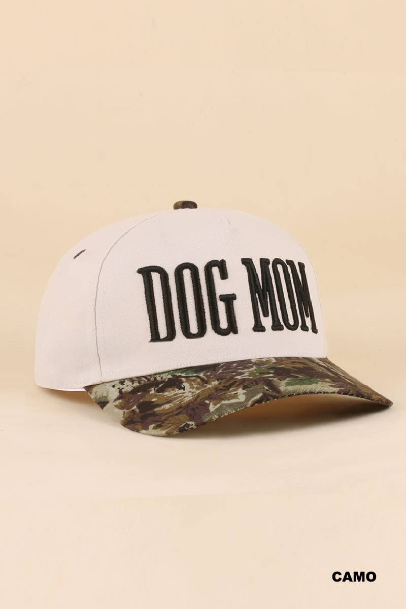 Dog Mom Two Tone Snapback Hat