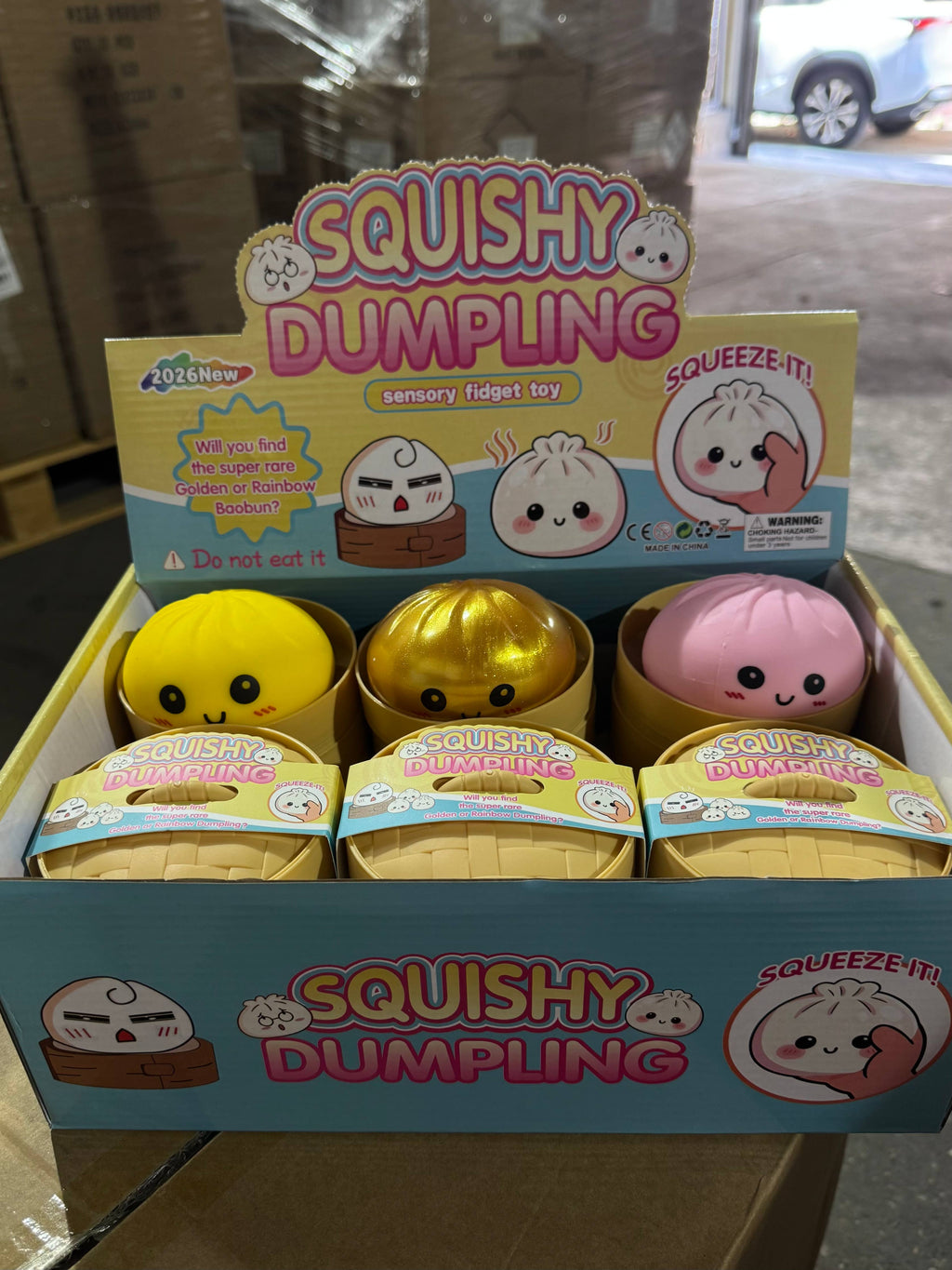 Colorful Solid Dumpling Squishy Toy | Trending | HOT | A063