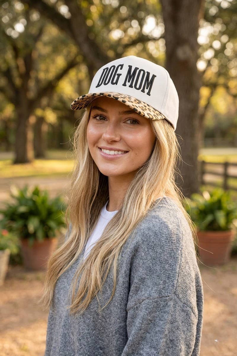 Dog Mom Two Tone Snapback Hat