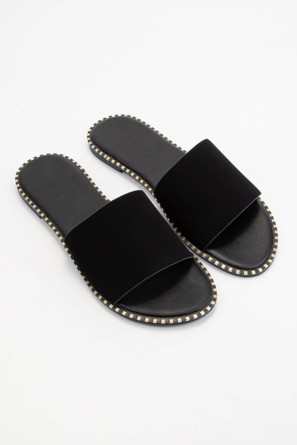 MICAH-1 METAL TIP EMBELLISHED OUTSOLE SLIDE SANDAL