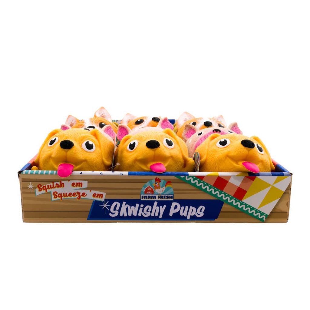 Skwishy 4.5" Pet Dogs, Asst, Stretch/Squishy/Squeeze