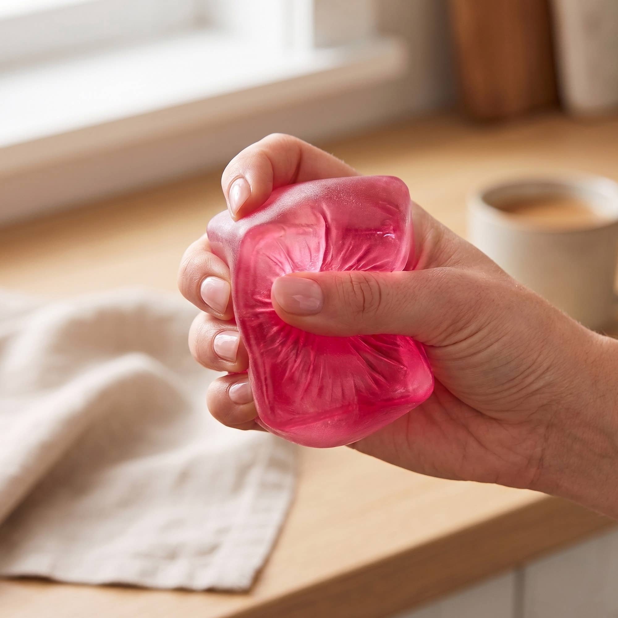 Cube Squeeze – Sensory Stress Relief Squishy Toy Display