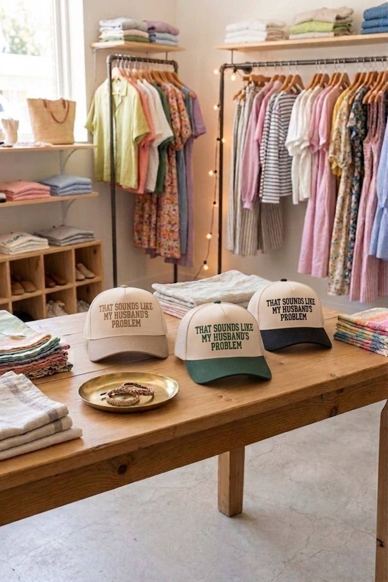 That Sounds Like My Husband’s Problem Two Tone Cotton Hat