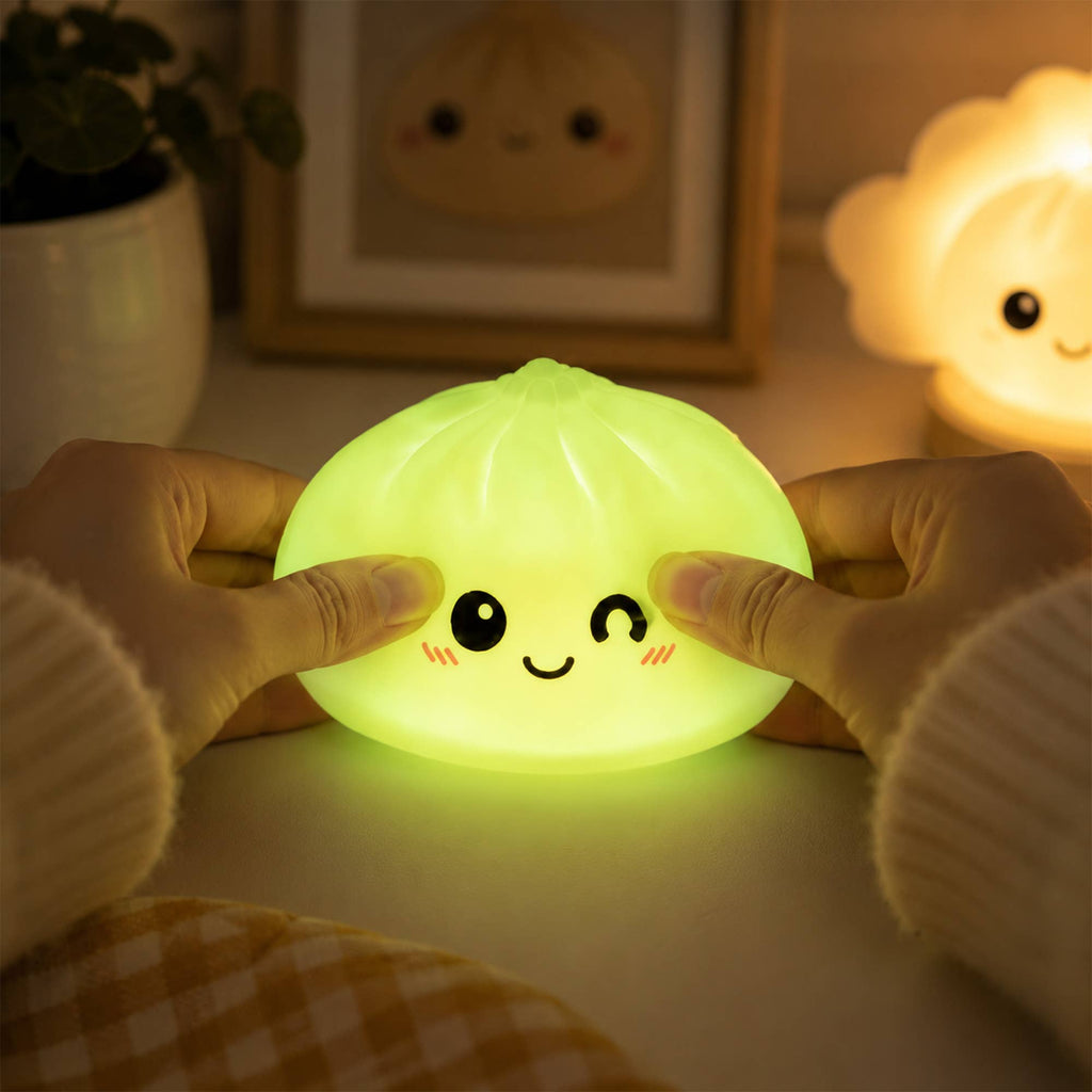 Glow-in-the-Dark Dumpling Squishy Mystery Box Display