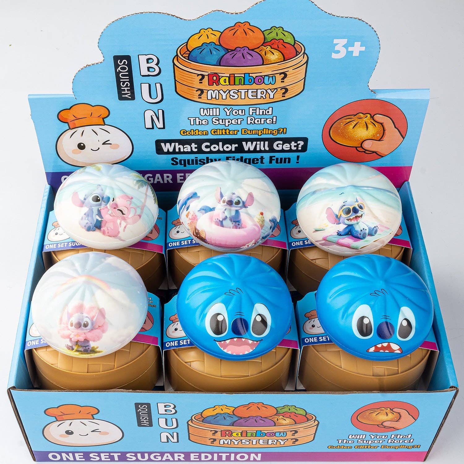 Dumpling Squishy Sensory Fidget Toys 12-Pack