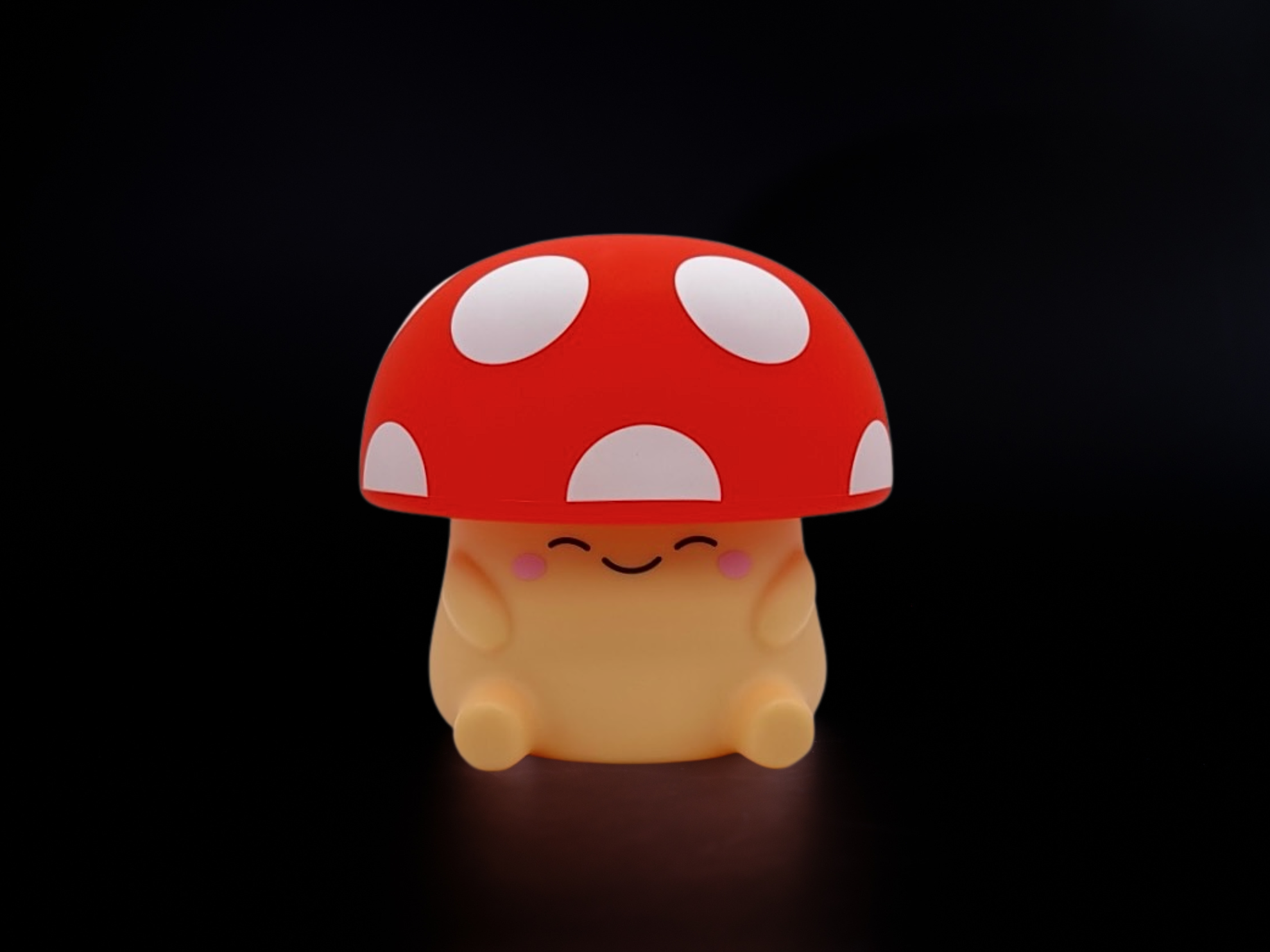 Mushi Ambient Mushroom Night Light - Squishy Silicone USB-C