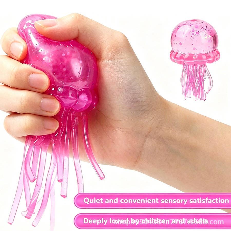 Large Jellyfish Maltese Squishy Toy Slow Rebound Stress Relief Ball High Quality
