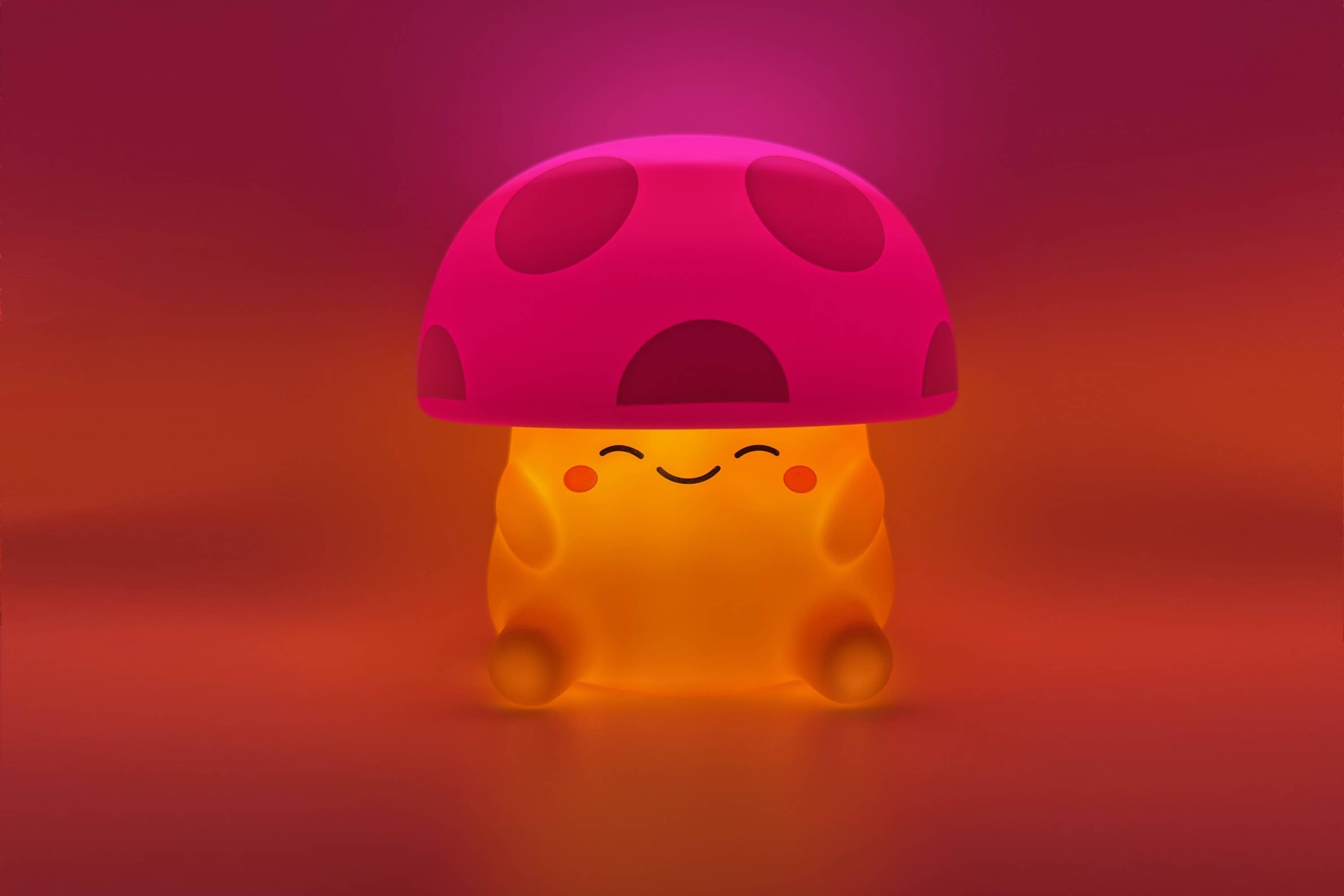 Mushi Squishy Ambient Mushroom Light - 24 pc Assorted Pack
