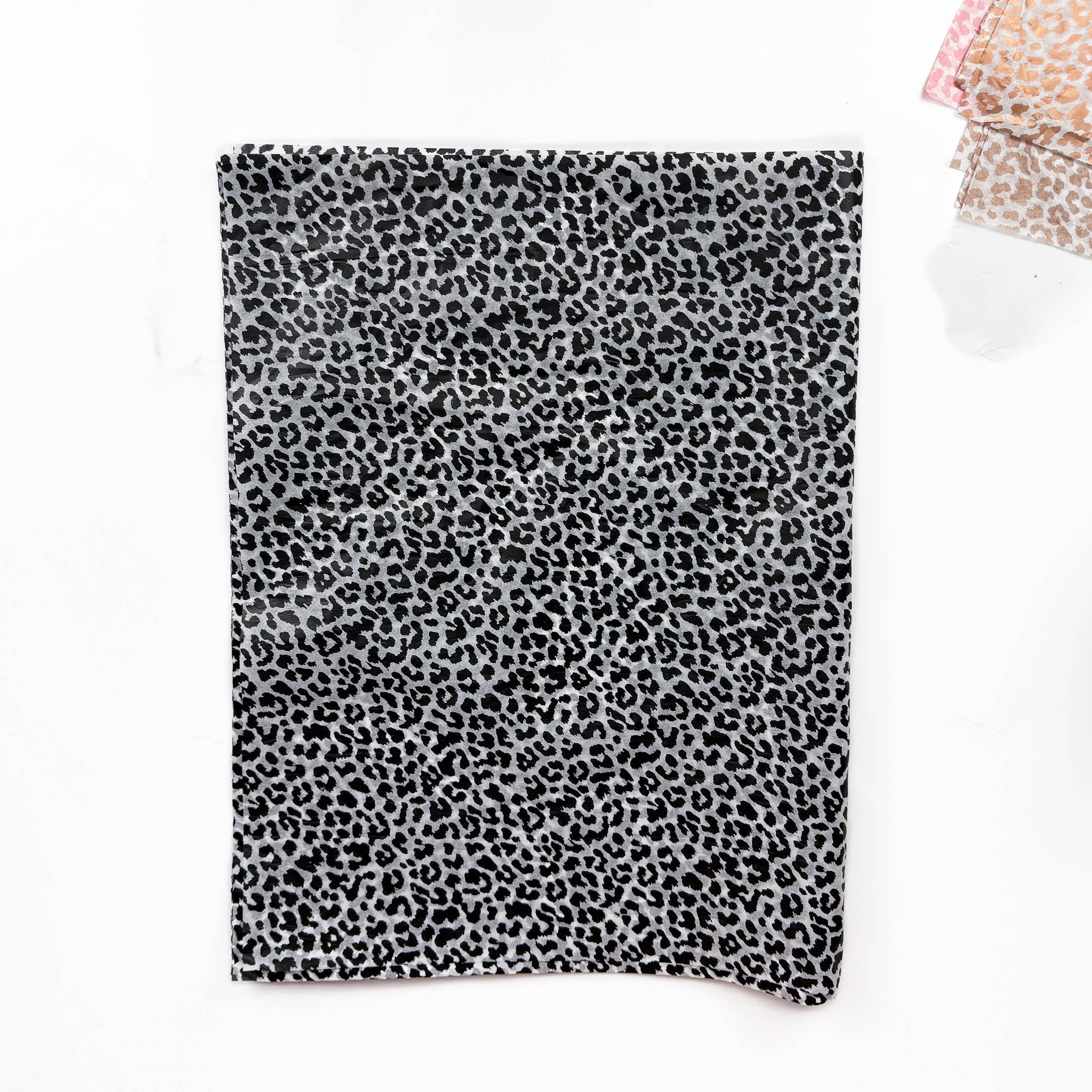 150pc, 28x20" Leopard print 17g Wrapping Tissue Paper Sheet