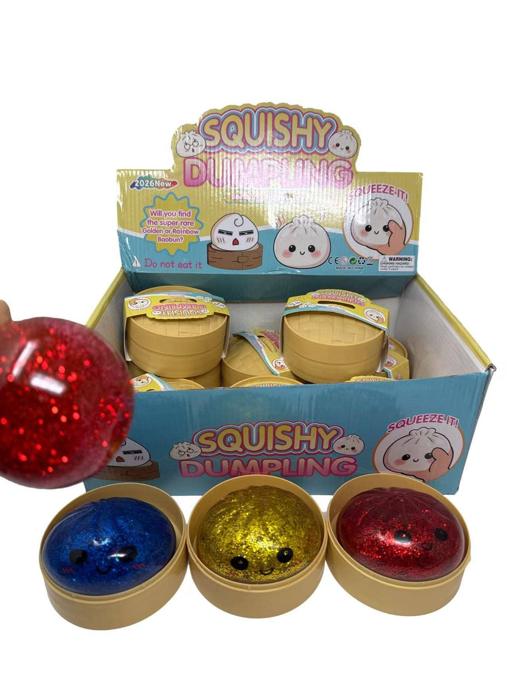 Squishy Glitter Dumpling Toy | Trendy | HOT | A016
