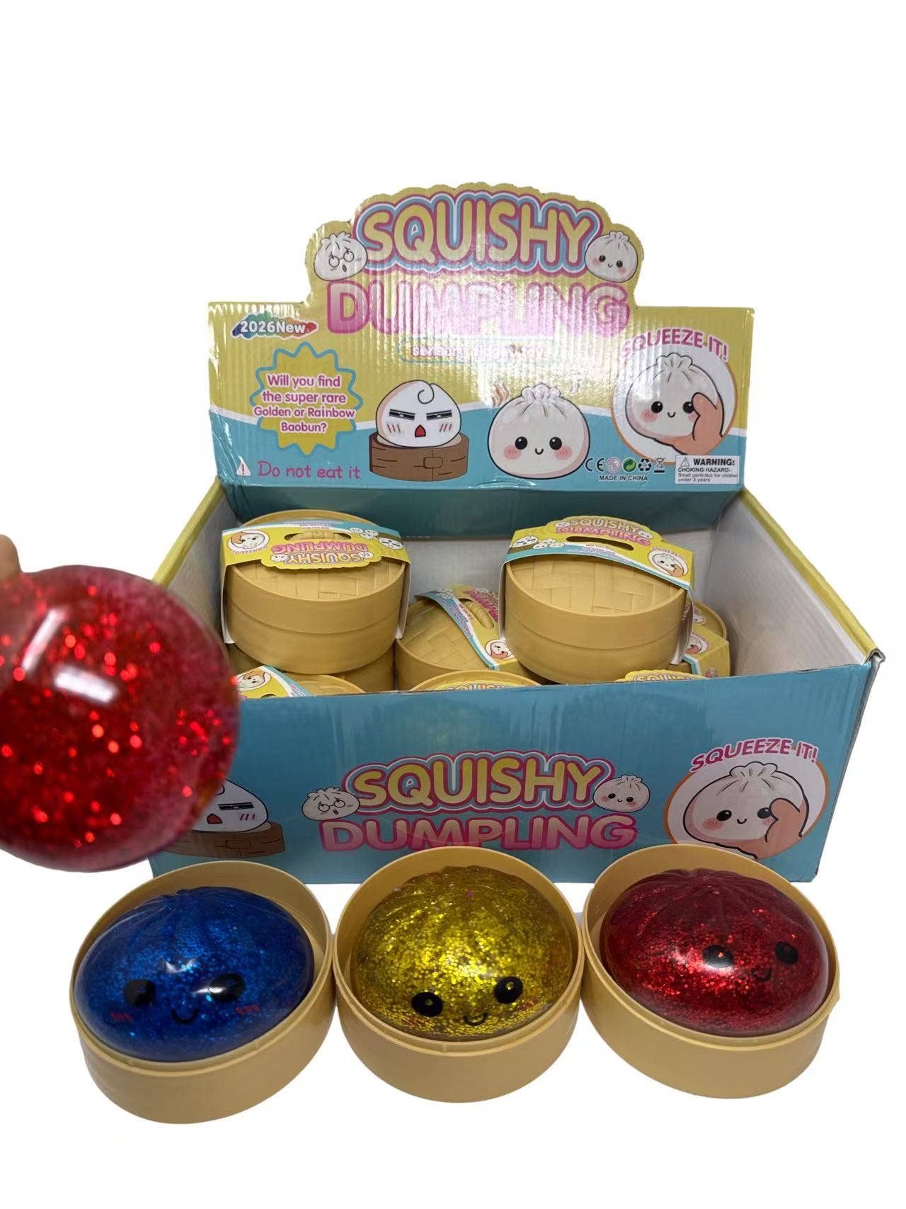 Squishy Glitter Dumpling Toy | Trendy | HOT | A016