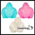 Sugar Sasquatch Gorilla Animal Sugar Ball - Thick Glue/Gel Stretch Ball - Molasses Syrup Ultra Squishy and Moldable Slow Rise Relaxing Sensory Fidget Stress Toy Maltose