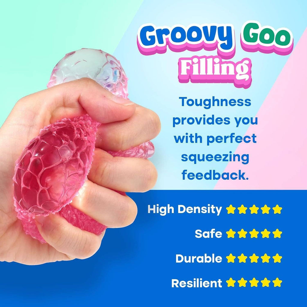 Stress Relief Texture Squeeze Ball, Slow Rebound Squishy Toy For Adults, Decompression Fidget Toy