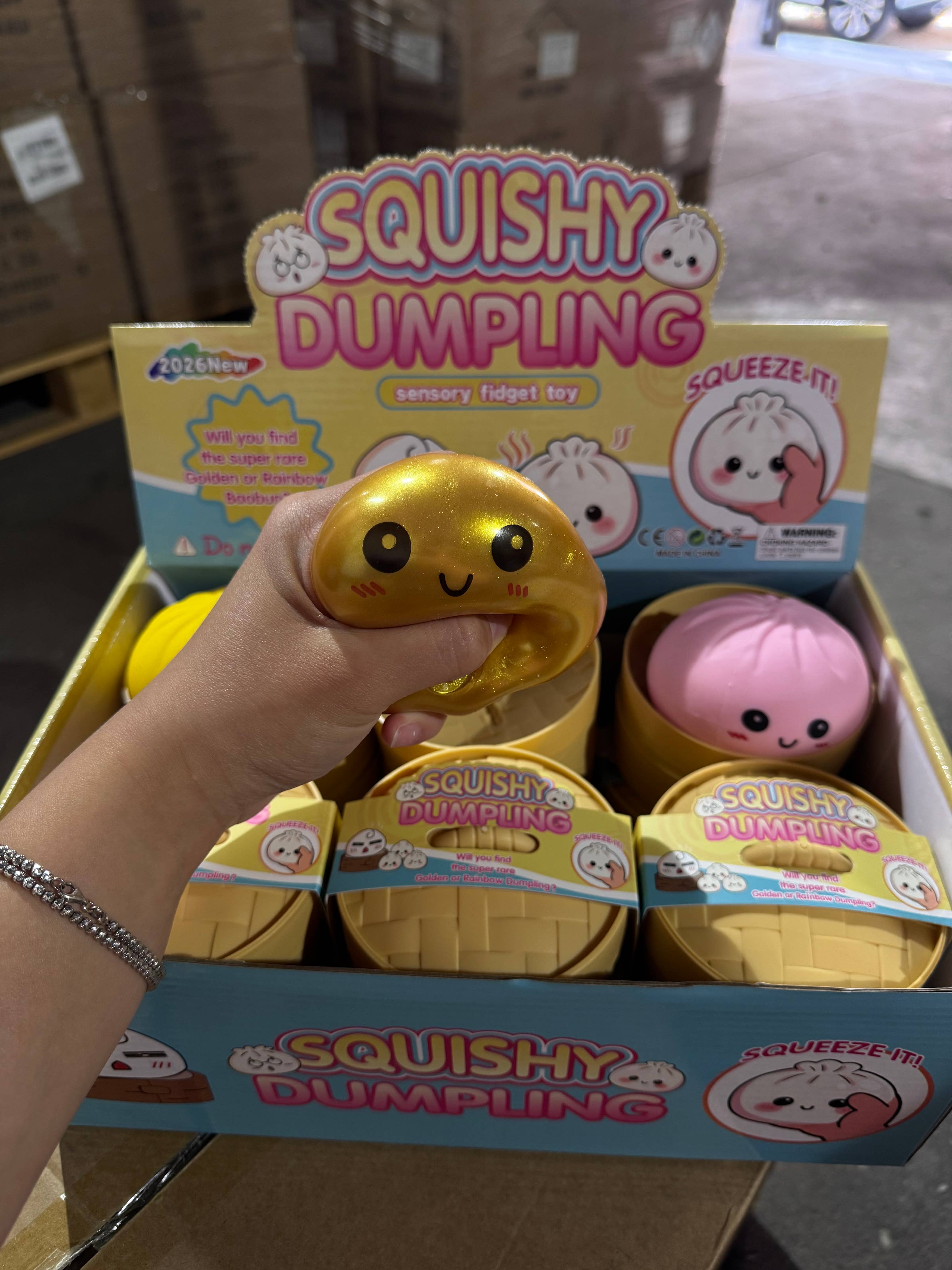 Colorful Solid Dumpling Squishy Toy | Trending | HOT | A063